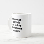 Je hoeveelheid zuurstof koffiemok (Voorkant links)