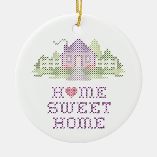 Je Home Sweet Home Ornament aanpassen (Voorkant)