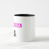 Je homofobie maakt me niet eerlijk mok (Midden)