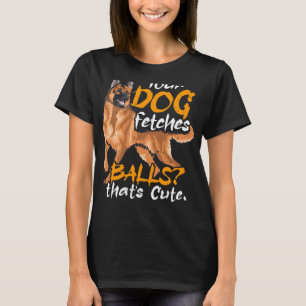 Je hond fetsen zet politie dog wetshandhaving t-shirt