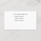 Je hond uitlaten visitekaartje (Achterkant)