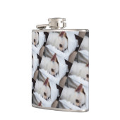 Je hond van een huisdier, aangepast foto chihuahua heupfles (Links)