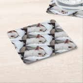 Je hond van een huisdier, aangepast foto chihuahua kartonnen onderzetters (Schuin)