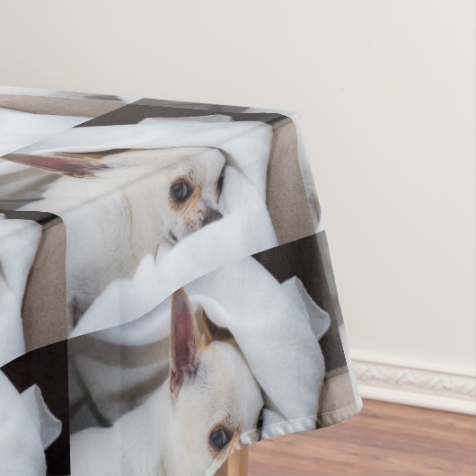 Je hond van een huisdier, aangepast foto chihuahua tafelkleed (Voorbeeld)