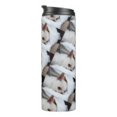 Je hond van een huisdier, aangepast foto chihuahua thermosbeker (Geroteerd rechts)