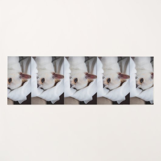 Je hond van een huisdier, aangepast foto chihuahua yogamat (Voorkant (horizontaal))