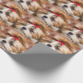 Je hond van een huisdier, aangepast fotopatroon cadeaupapier (Hoek)