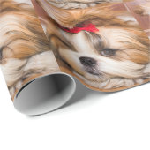 Je hond van een huisdier, aangepast fotopatroon cadeaupapier (Rol Hoek)