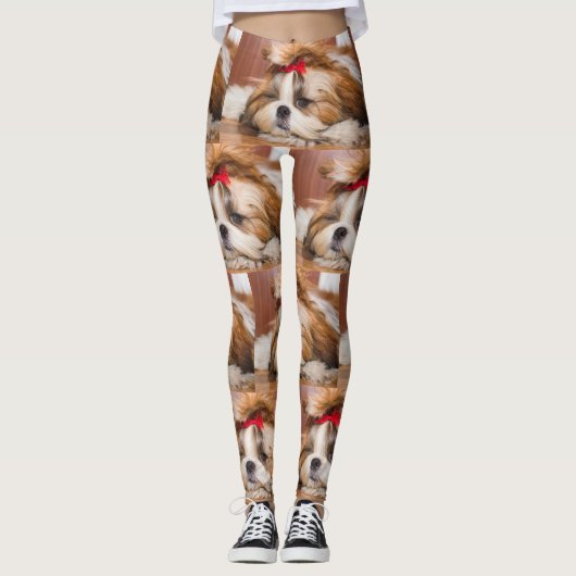 Je hond van een huisdier, aangepast fotopatroon leggings (Voorkant)