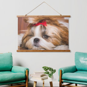 Je hond van een huisdier, aangepaste fotokunst hangend wandkleed