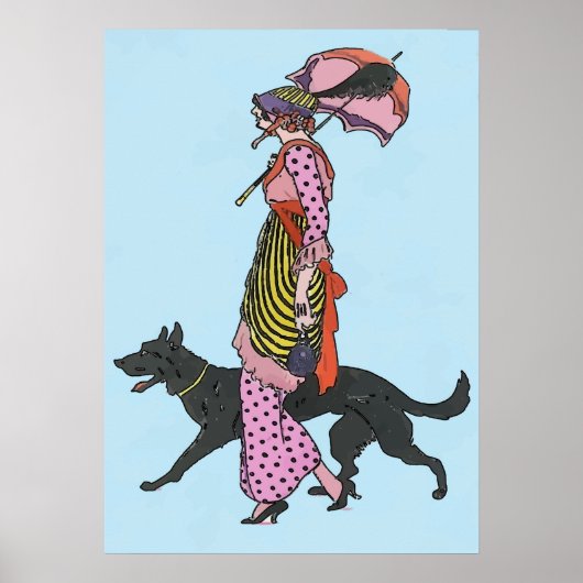 Je hondenbord omsluiten, tekst toevoegen, poster (Voorkant)