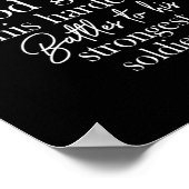 je hoofd omhoog houden god geeft zijn moeilijkste poster (Hoek)