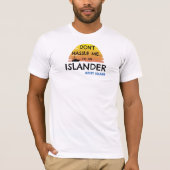 Je hoort bij dit strand, en dit bewijst het! t-shirt (Voorkant)