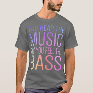 Je hoort de muziek, maar je voelt de gitaar Gu T-shirt