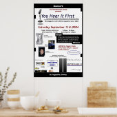 Je hoort het eerst over Poster (Keuken)