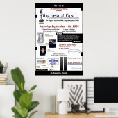 Je hoort het eerst over Poster (Thuiskantoor)