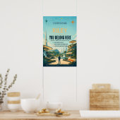 Je hoort hier poster (Keuken)