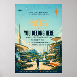 Je hoort hier poster