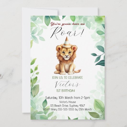 Je hoort me 1 oktober. kaart (Voorkant)