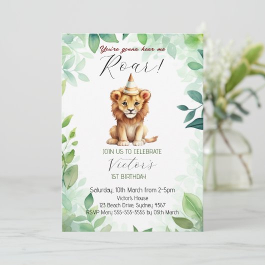 Je hoort me 1 oktober. kaart (Staand voorkant)