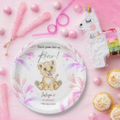 Je hoort me 1 oktober. papieren bordje (Feest)