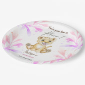 Je hoort me 1 oktober. papieren bordje (Gekanteld)