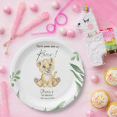 Je hoort me 1 oktober. papieren bordje (Feest)