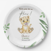 Je hoort me 1 oktober. papieren bordje (Voorkant)