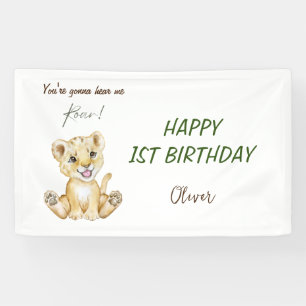 Je hoort me 1 oktober. spandoek