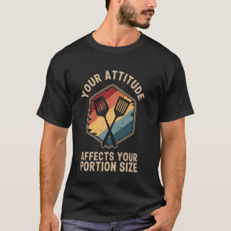 Je houding beïnvloedt je portiegrootte Lunchdame T-shirt