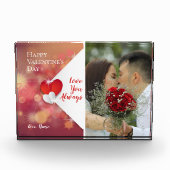 Je houdt altijd van je |Achtergrond Valentijnse ro Fotoblokken (Voorkant)