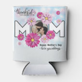 Je houdt altijd van mam Moederdag foto Blikjeskoeler (Voorkant)