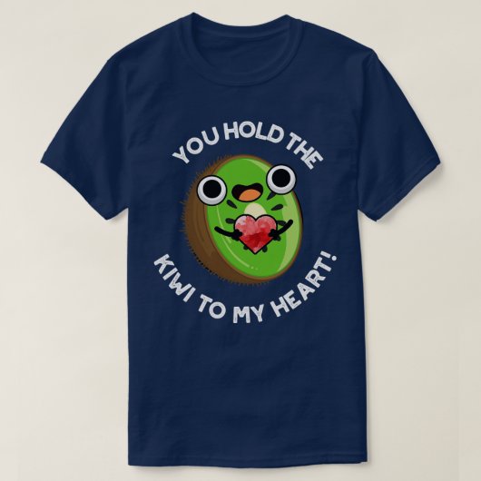 Je houdt de kiwi naar mijn hart Schattigee fruitwo T-shirt (Design voorkant)