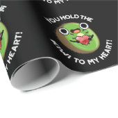 Je houdt de kiwi vast aan mijn hartspuitje donker  cadeaupapier (Rol Hoek)