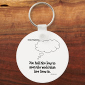 Je houdt de sleutel tot liefde (sleutelhanger) sleutelhanger (Voorkant)