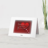 Je houdt de sleutel vast aan mijn hart kaart (Achterkant)