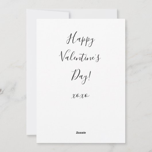 Je houdt de sleutel vast aan mijn hart witte Valen Feestdagenkaart (Achterkant)