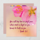 Je houdt hem Christelijk Floral Inspirerend (Voorkant / Achterkant)