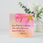 Je houdt hem Christelijk Floral Inspirerend (Staand voorkant)