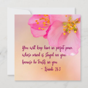 Je houdt hem Christelijk Floral Inspirerend