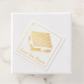 Je houdt meer van Marshmallow Campfire S'mores Bedankjes Labels (Met doos)