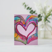 Je houdt mijn hart in je handen briefkaart (Staand voorkant)