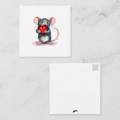 Je houdt mijn hart post-card stijl notitiekaartje (Voorkant / Achterkant)