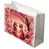 Je houdt mijn hart tegen groot cadeauzakje (Voorkant Gekanteld)