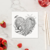 Je houdt mijn hartenservet vast servet (Insitu)