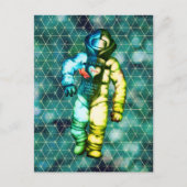 Je houdt van de maan Astronaut Draairuimte Briefkaart (Voorkant)