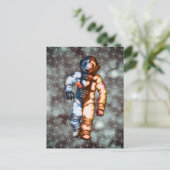 Je houdt van de maan Astronaut Draairuimte Briefkaart (Staand voorkant)
