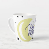 Je houdt van de maan en de rug latte mok (Linkerhoek)