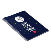 Je houdt van de maan en de rug notitieboek (Rechterzijde)