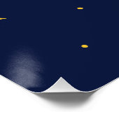 Je houdt van de maan en de rug perfect poster (Hoek)